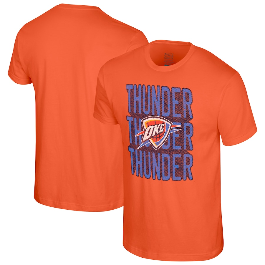 Men Oklahoma City Thunder  short T Shirt 2025 style 57